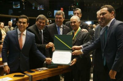 Imagem da notícia Mato Grosso do Sul é destaque no Congresso com alta honraria da Câmara Federal